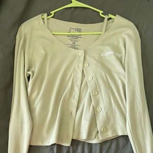 Hello Kitty tank top and cardigan set